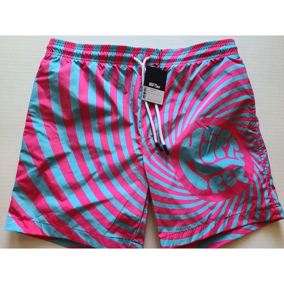 MSFTS Costume Uomo Swim Trunks Pink NWT
